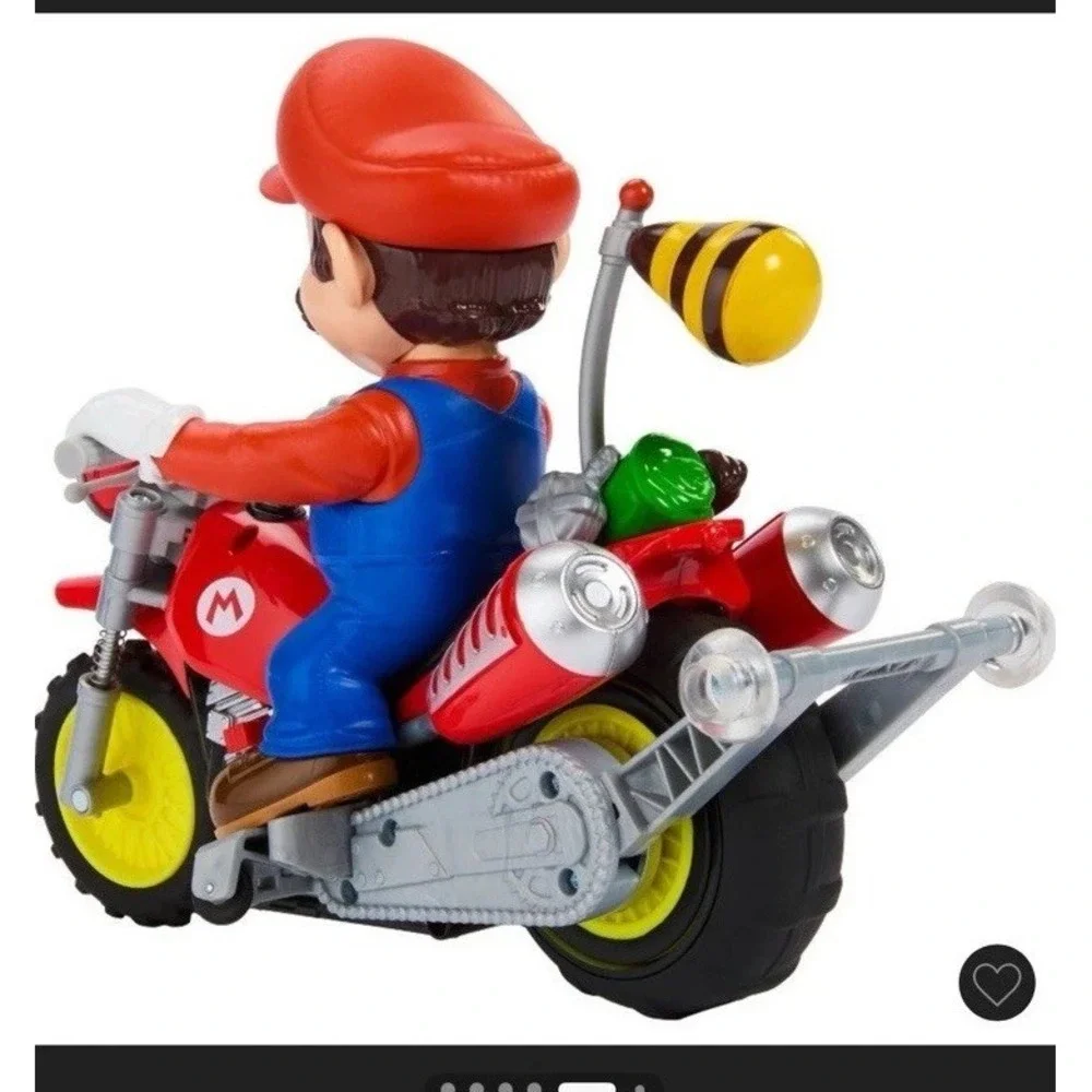 HOT Wheels Mario Wheelie Motocross RC Motorcycle Super Mario Galaxy‎ Movie